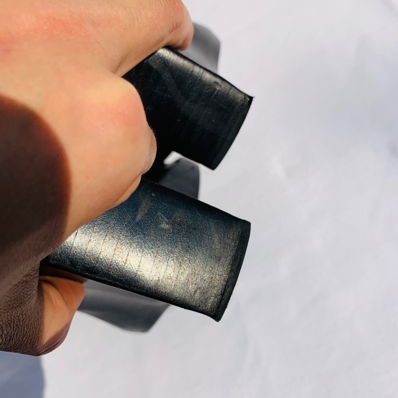 Ann Demuelemeester Black Buckle Blanche Boot 9 - Picture 9 of 15